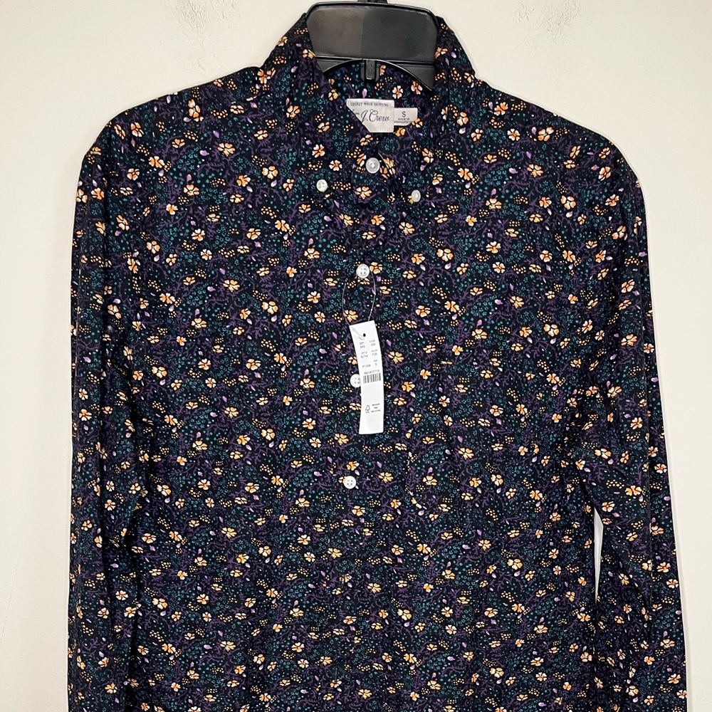 COPY - NWT J.Crew 100s 2 Ply Yarns Secret Wash Shirting Slim Size Small - Picture 4 of 10